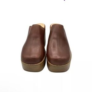 Steve Madden Brown Leather Women's Clogs